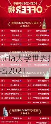 ucla大学世界排名2021