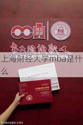 上海财经大学mba是什么