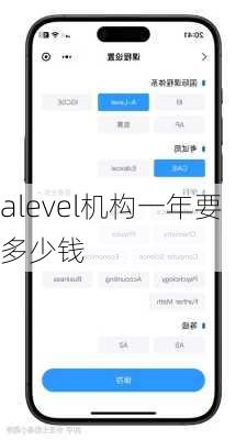 alevel机构一年要多少钱