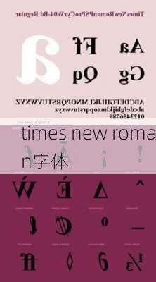 times new roman字体