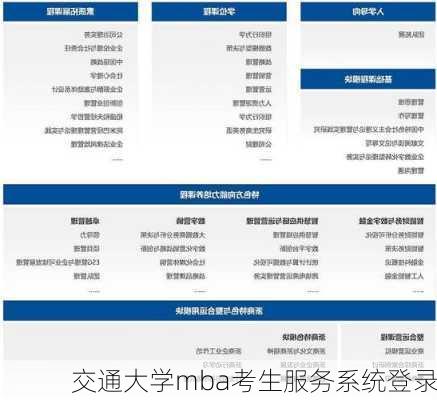 交通大学mba考生服务系统登录