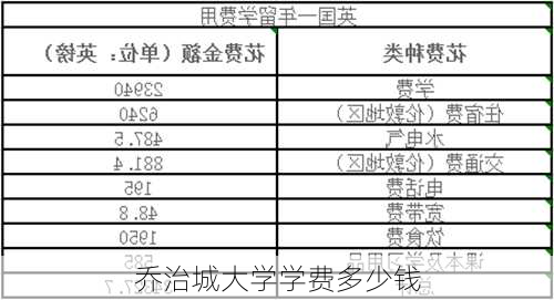 乔治城大学学费多少钱