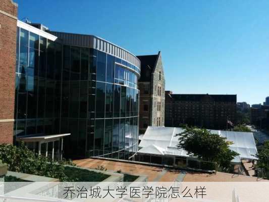 乔治城大学医学院怎么样