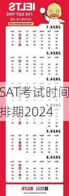 SAT考试时间排期2024