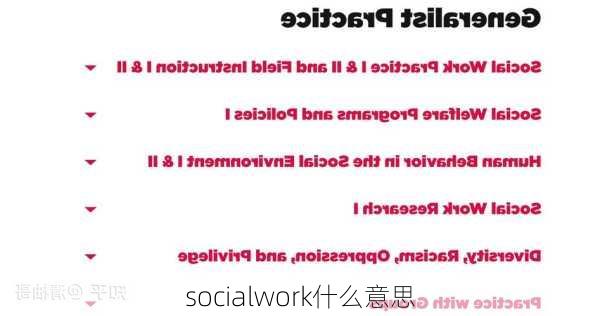 socialwork什么意思