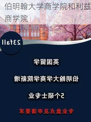 伯明翰大学商学院和利兹商学院