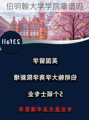 伯明翰大学学院靠谱吗