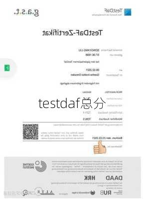 testdaf总分