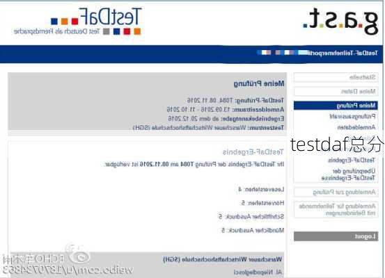 testdaf总分