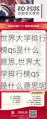 世界大学排行榜qs是什么意思,世界大学排行榜qs是什么意思呢