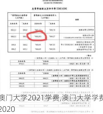 澳门大学2021学费,澳门大学学费2020