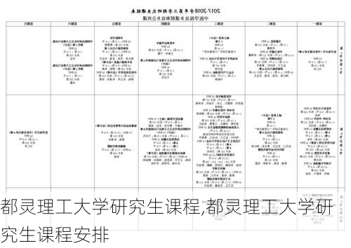 都灵理工大学研究生课程,都灵理工大学研究生课程安排