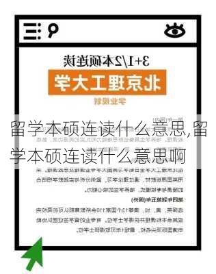 留学本硕连读什么意思,留学本硕连读什么意思啊