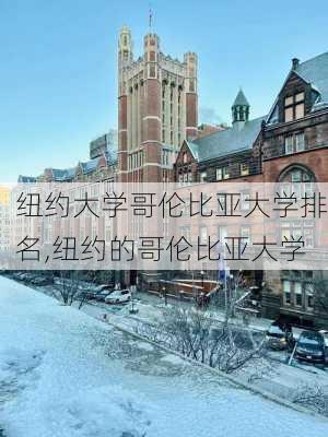 纽约大学哥伦比亚大学排名,纽约的哥伦比亚大学