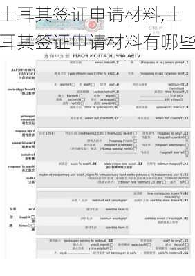 土耳其签证申请材料,土耳其签证申请材料有哪些