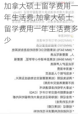 加拿大硕士留学费用一年生活费,加拿大硕士留学费用一年生活费多少