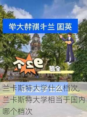 兰卡斯特大学什么档次,兰卡斯特大学相当于国内哪个档次