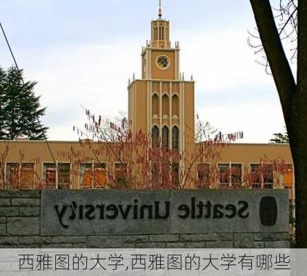 西雅图的大学,西雅图的大学有哪些