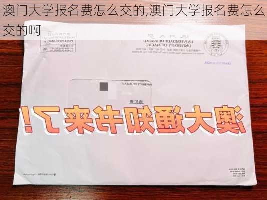 澳门大学报名费怎么交的,澳门大学报名费怎么交的啊