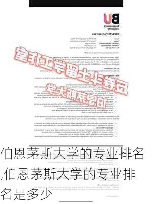 伯恩茅斯大学的专业排名,伯恩茅斯大学的专业排名是多少