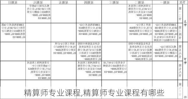 精算师专业课程,精算师专业课程有哪些