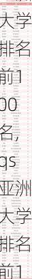QS亚洲大学排名前100名,qs亚洲大学排名前100名单