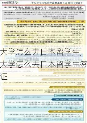 大学怎么去日本留学生,大学怎么去日本留学生签证