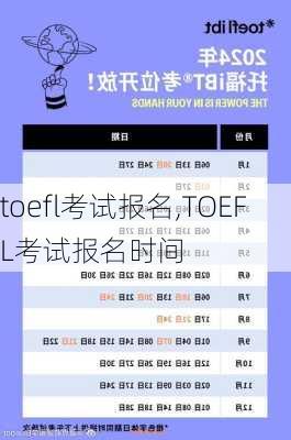 toefl考试报名,TOEFL考试报名时间