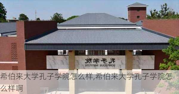 希伯来大学孔子学院怎么样,希伯来大学孔子学院怎么样啊