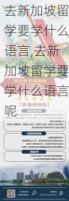 去新加坡留学要学什么语言,去新加坡留学要学什么语言呢