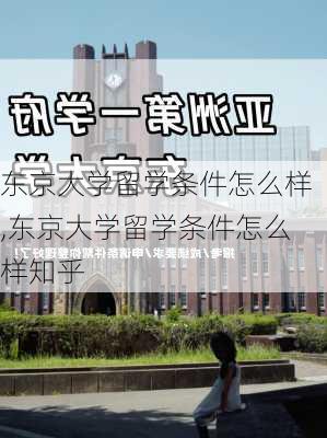 东京大学留学条件怎么样,东京大学留学条件怎么样知乎