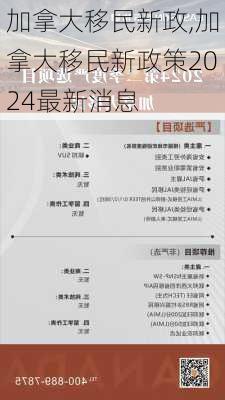 加拿大移民新政,加拿大移民新政策2024最新消息