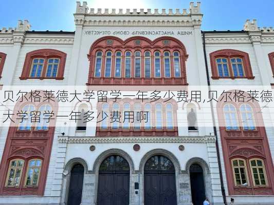 贝尔格莱德大学留学一年多少费用,贝尔格莱德大学留学一年多少费用啊