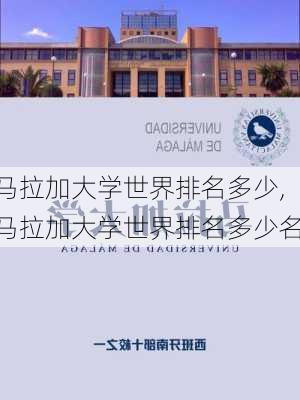 马拉加大学世界排名多少,马拉加大学世界排名多少名