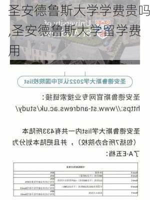 圣安德鲁斯大学学费贵吗,圣安德鲁斯大学留学费用