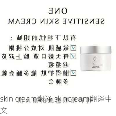 skin cream翻译,skincream翻译中文