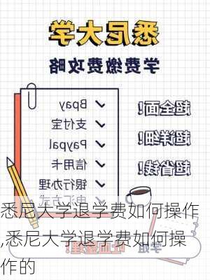 悉尼大学退学费如何操作,悉尼大学退学费如何操作的