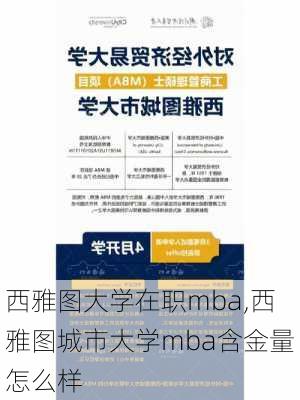 西雅图大学在职mba,西雅图城市大学mba含金量怎么样