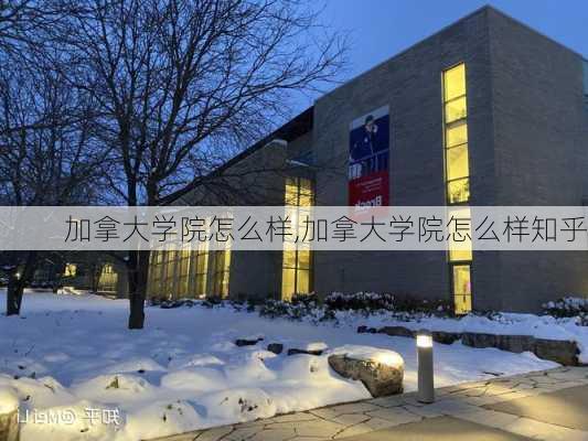 加拿大学院怎么样,加拿大学院怎么样知乎