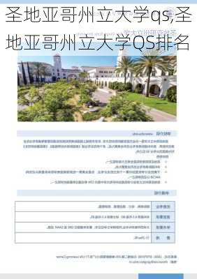 圣地亚哥州立大学qs,圣地亚哥州立大学QS排名