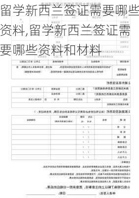 留学新西兰签证需要哪些资料,留学新西兰签证需要哪些资料和材料