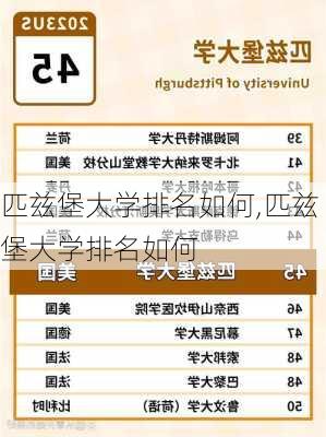 匹兹堡大学排名如何,匹兹堡大学排名如何