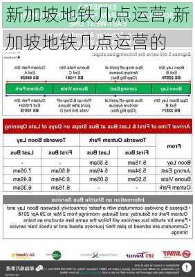 新加坡地铁几点运营,新加坡地铁几点运营的