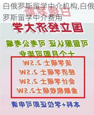 白俄罗斯留学中介机构,白俄罗斯留学中介费用