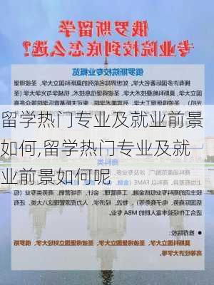 留学热门专业及就业前景如何,留学热门专业及就业前景如何呢