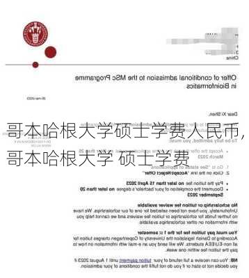 哥本哈根大学硕士学费人民币,哥本哈根大学 硕士学费