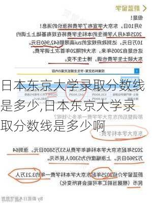 日本东京大学录取分数线是多少,日本东京大学录取分数线是多少啊