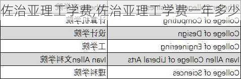 佐治亚理工学费,佐治亚理工学费一年多少