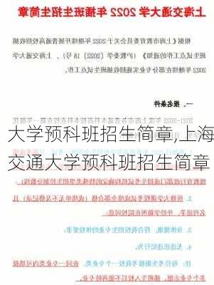 大学预科班招生简章,上海交通大学预科班招生简章