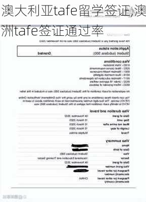 澳大利亚tafe留学签证,澳洲tafe签证通过率